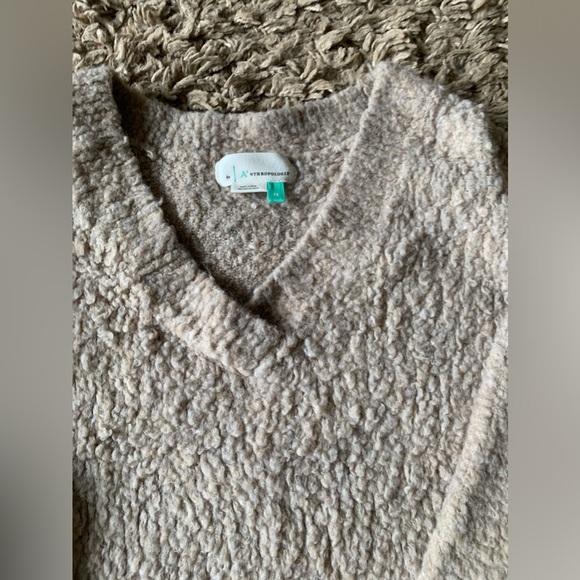 Anthropologie, size 1x, tan sweater - Picture 2 of 4